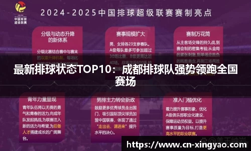 最新排球状态TOP10：成都排球队强势领跑全国赛场