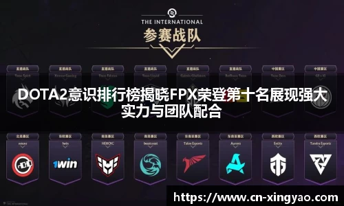 DOTA2意识排行榜揭晓FPX荣登第十名展现强大实力与团队配合